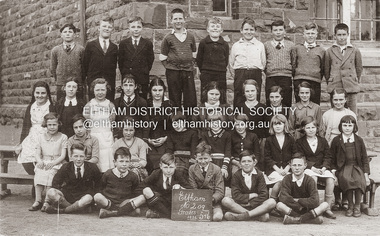Photograph, Grades 5 and 6, Eltham State School, 1936, 1936