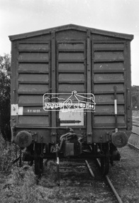 Photograph, Works Storage Wagon, Echuca Railway Station, c.October 1962, 1962c