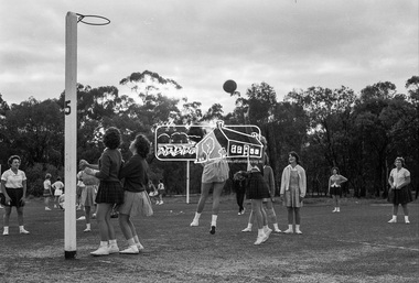 Photograph, Staff and students netball team, Echuca c.1962, 1962c