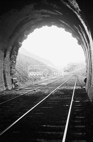 Photograph, Looking south from Big Hill railway tunnel near Bendigo, c.Oct. 1962