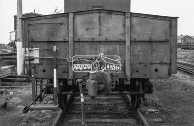 Photograph, Weighbridge Test Wagon, Bendigo Railway Station, c.Oct. 1962
