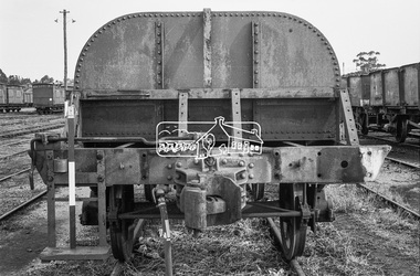 Photograph, Water Tank Wagon WT-224, Bendigo Railway Station, c.Oct. 1962