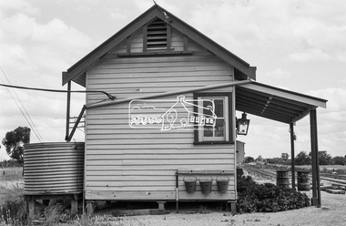 Photograph, Barnes Railway Station, Moama, NSW, c.November 1962, 1962