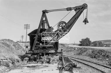 Photograph, Bucyrus steam shovel number 2, built in 1903, Fyansford Cement Works Railway, November 1962, 1962
