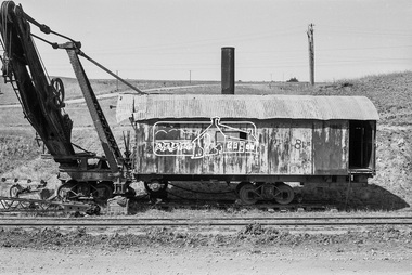 Photograph, Bucyrus steam shovel number 2, built in 1903, Fyansford Cement Works Railway, November 1962, 1962