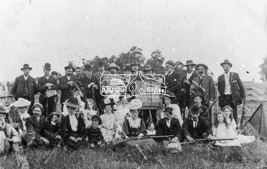 Photograph, Members of Diamond Creek Rifle Club, c.1900