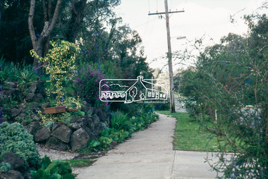 Photograph, Rockery and dry stone wall, 73 Fernside Avenue, Briar Hill, 1 July 1972, 1972