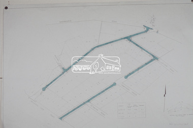 Photograph, Plan 2; Shire of Eltham infrastructure plan for Baldwin Avenue, Lilicur Road and Price Avenue, Montmorency, c.1972, 1972c