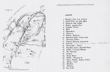Document - Map, Margaret Reynolds, A Margaret Reynolds-eye view of Reseach as it was in the past, 1989