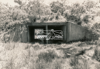 Photograph, Bridge over Smiths Gully Creek, Heidelberg-Kinglake Road, St Andrews, c.1968, 1968c