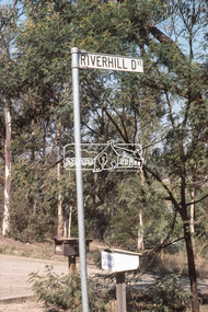 Photograph, Riverhill Drive intersection with Rosehill Road, Lower Plenty, c.March 1981, 1981