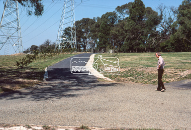 Photograph, T-bowl and extended drive, Riverhill Drive, Lower Plenty, c.March 1981, 1981