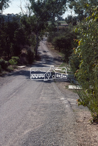 Photograph, General view of Riverhill Drive showing pits, Lower Plenty, c.March 1981, 1981