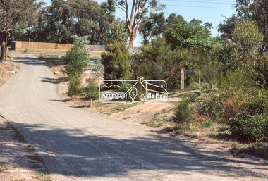 Photograph, Driveway detail, Riverhill Drive, Lower Plenty, c.March 1981, 1981