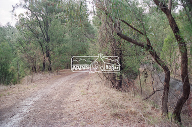 Negative - Photograph, Maroondah Aqueduct Trail east of Afton Street, Research, 1991