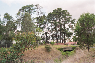 Negative - Photograph, Ingrams Road Bridge over Maroondah Aqueduct, Research, 1991