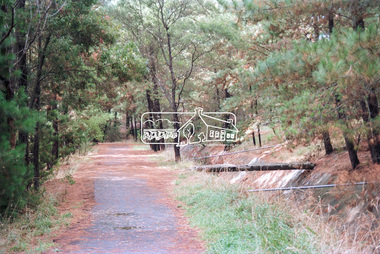 Photograph, Maroondah Aqueduct Trail near Maroong Drive, Research, 1991