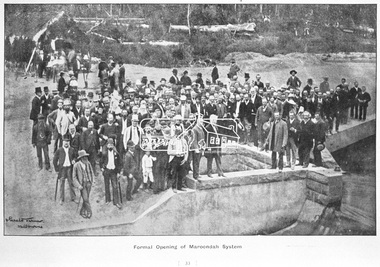 Negative - Photograph, Formal Opening of Maroondah System (Copy), 1991