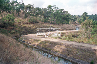 Negative - Photograph, Maroondah Aqueduct, Kangaroo Ground, 1991