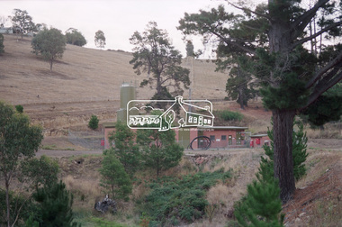Negative - Photograph, Water treatment plant at Kangaroo Ground end of Maroondah Aqueduct tunnel, 1991