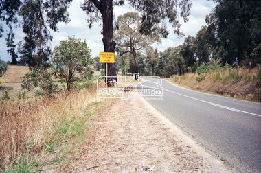 Photograph, Looking south towards the Kangaroo Ground Horse and Pony Club, Kangaroo Ground-St Andrews Road, Kangaroo Ground, c.1989, 1989