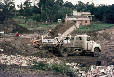 Photograph, Start of works, Eltham Tip Reclamation, Main Road, Eltham, 1 August 1967, 1967