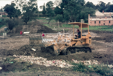 Photograph, Start of works, Eltham Tip Reclamation, Main Road, Eltham, 1 August 1967, 1967