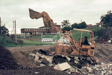Photograph, Start of works, Eltham Tip Reclamation, Main Road, Eltham, 1 August 1967, 1967