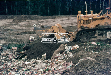 Photograph, Start of works, Eltham Tip Reclamation, Main Road, Eltham, 1 August 1967, 1967