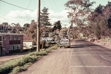 Photograph, Looking northeast along Main Road near intersection with Para Road, Lower Plenty, July 1969, 1969