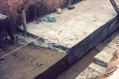 Slide, Sherbourne Road overpass, Briar Hill, North Abutment, 6 July 1970, 1970