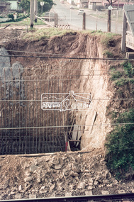 Slide, Sherbourne Road overpass, Briar Hill, North Abutment, 15 July 1970 (A.M.), 1970