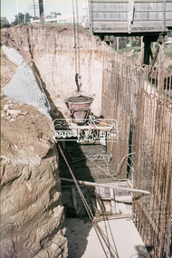 Slide, Sherbourne Road overpass, Briar Hill, North Abutment, 15 July 1970 (P.M.), 1970