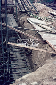 Slide, Sherbourne Road overpass, Briar Hill, North Abutment, 18 July 1970, 1970