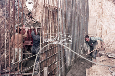Slide, Sherbourne Road overpass, Briar Hill, North Abutment, 18 July 1970, 1970