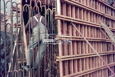 Slide, Sherbourne Road overpass, Briar Hill, North Abutment, 20 July 1970, 1970