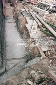 Slide, Sherbourne Road overpass, Briar Hill, North Abutment, 20 July 1970, 1970