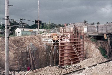 Slide, Sherbourne Road overpass, Briar Hill, North Abutment, 20 July 1970, 1970