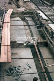 Slide, Sherbourne Road overpass, Briar Hill, South Abutment, 23 July 1970, 1970