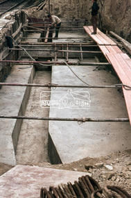 Slide, Sherbourne Road overpass, Briar Hill, South Abutment, 23 July 1970, 1970