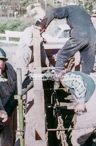 Slide, Sherbourne Road overpass, Briar Hill, North Abutment, 30 July 1970, 1970