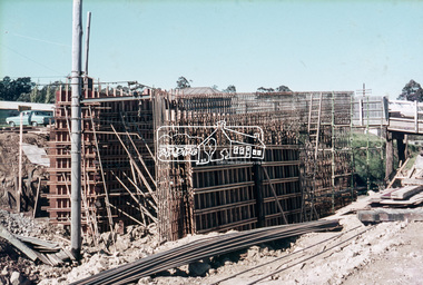 Slide, Sherbourne Road overpass, Briar Hill, South Abutment, 8 August 1970, 1970