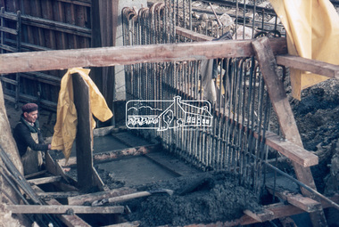 Slide, Sherbourne Road overpass, Briar Hill, North Abutment, 18 August 1970, 1970
