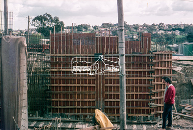 Slide, Sherbourne Road overpass, Briar Hill, South Abutment, 18 August 1970, 1970