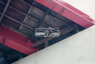 Slide, Sherbourne Road overpass, Briar Hill, Bridge span, c.October 1970, 1970