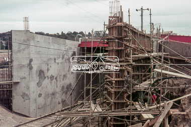 Slide, Sherbourne Road overpass, Briar Hill, Bridge span, c.October 1970, 1970