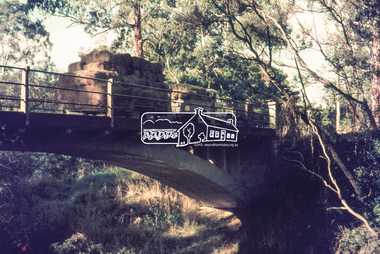 Slide, Monash Bridge, Hurstbridge-Arthurs Creek Road, Hurstbridge, c.1975, 1975c