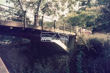 Slide, Monash Bridge, Hurstbridge-Arthurs Creek Road, Hurstbridge, c.1975, 1975c