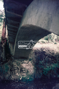 Slide, Monash Bridge, Hurstbridge-Arthurs Creek Road, Hurstbridge, c.1975, 1975c