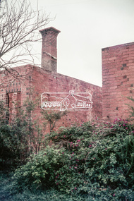 Slide, "Kangaroo Hall" (c.1843-1969), Donaldsons Road, Kangaroo Ground, which was destroyed during the January 8, 1969 bushfire; c.1975, 1975c